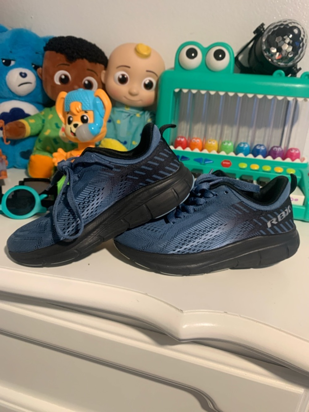 RBX Kids Navy and Black Athletic Sneakers